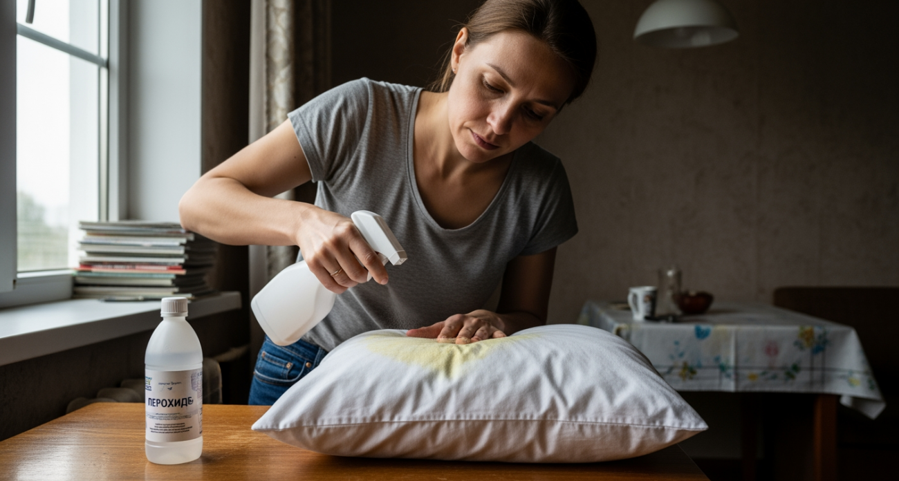 Старые подушки снова как новые после одной обработки дешевым аптечным препаратом
