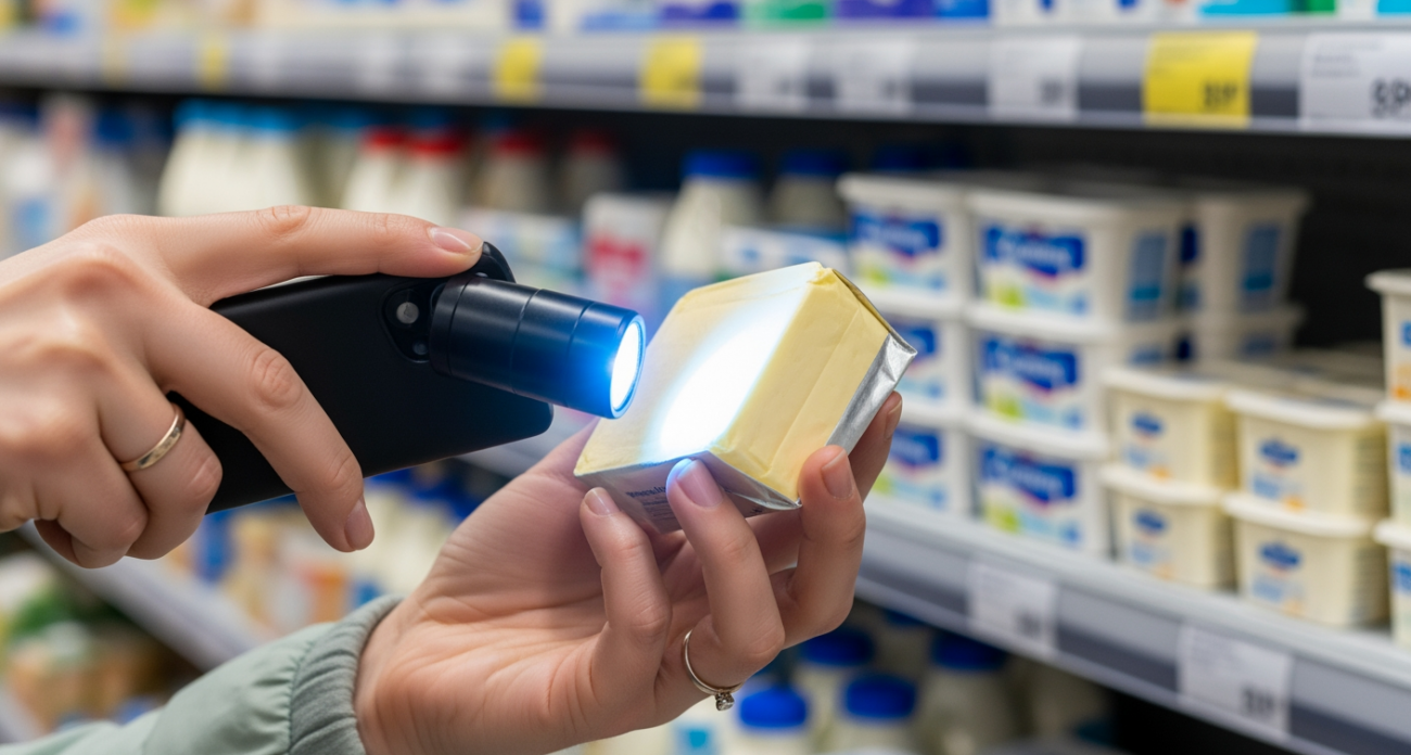 Хитрость с камерой телефона мгновенно выдаёт фальшивое масло и защищает кошелёк от обмана