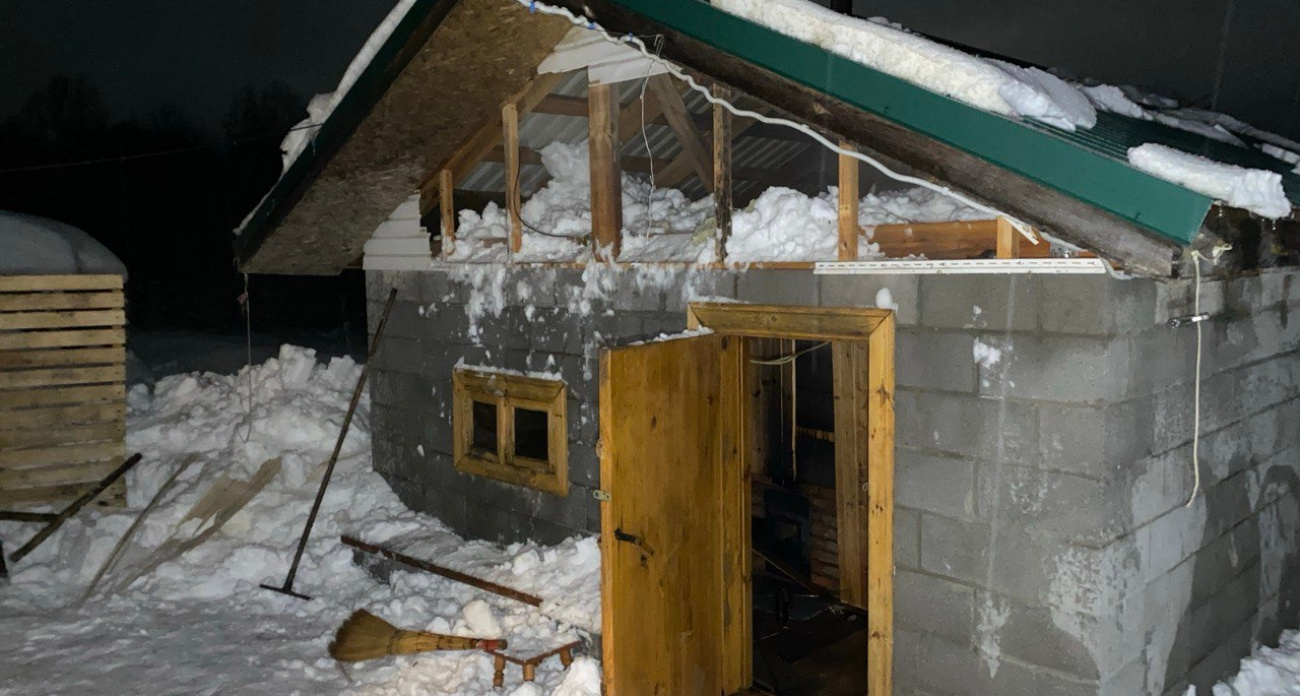 Хозяева горящей бани в Янгосово не стали ждать пожарных и потушили пожар сами