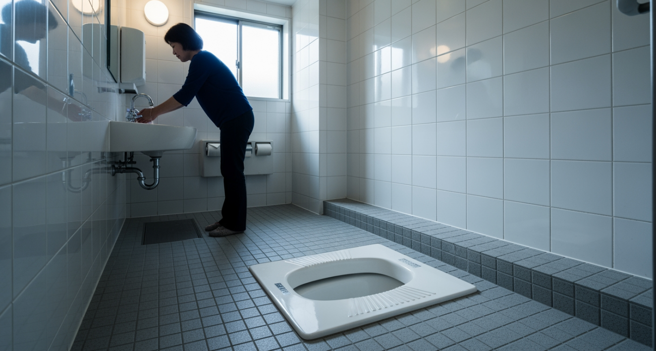 Врачи раскрыли секрет странной японской позы в туалете, которая решает проблемы с пищеварением