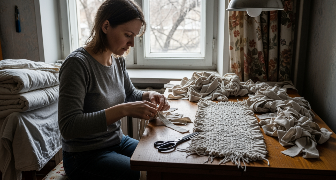 Старое белье превращаю в полезные домашние штучки без шитья — способ проще некуда