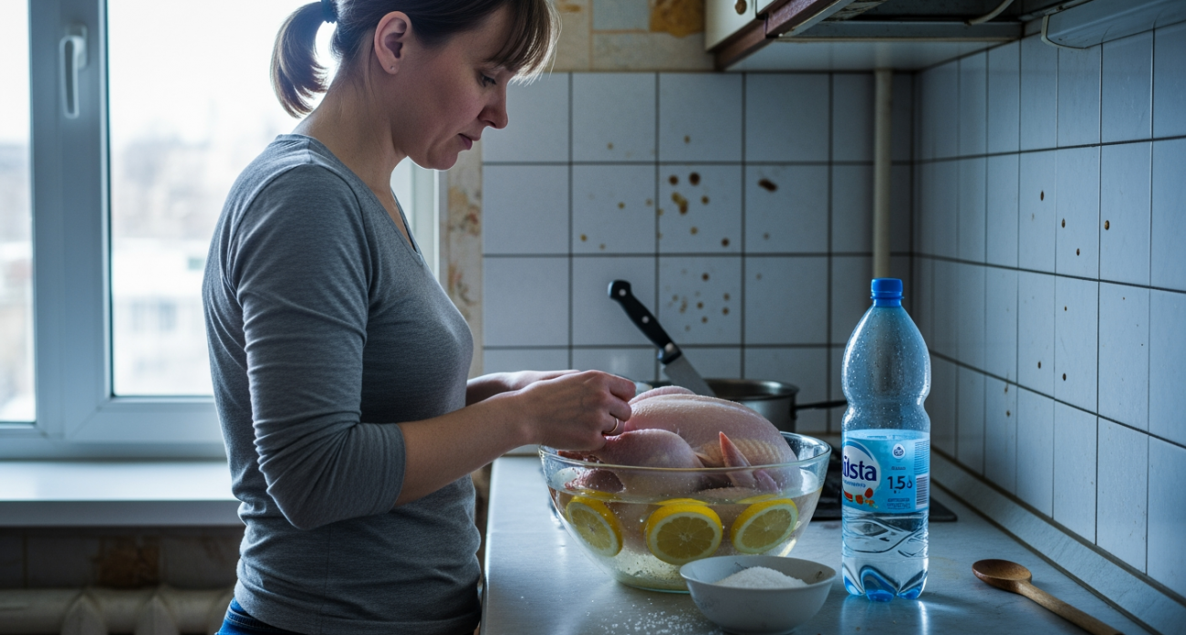 Секрет поваров: как обычная соль за 15 минут делает покупную курицу чистой и вкусной как деревенская