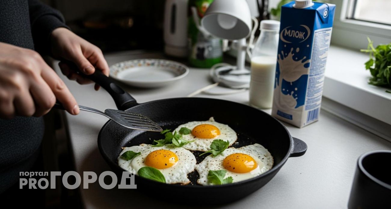 Вот что происходит с вашим организмом когда вы жарите яйца на подсолнечном масле каждый день