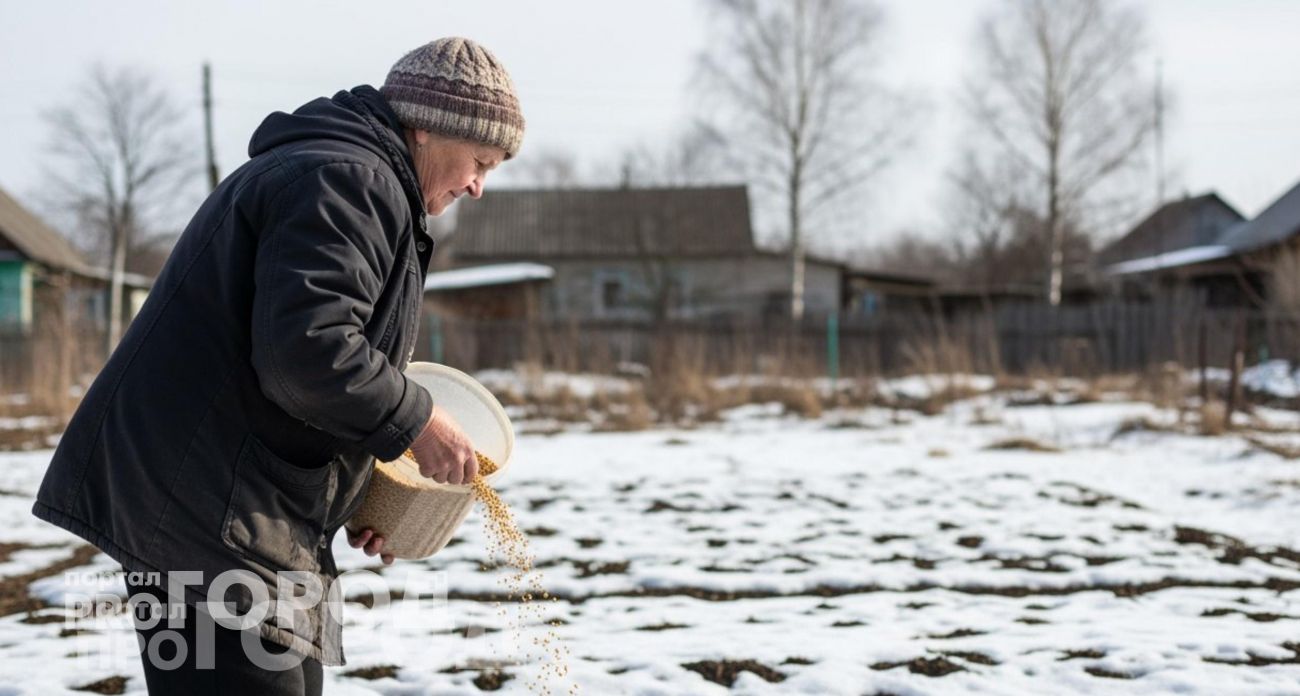 Беру дешевую крупу в магазине и разбрасываю по огороду зимой — весной земля как после навоза