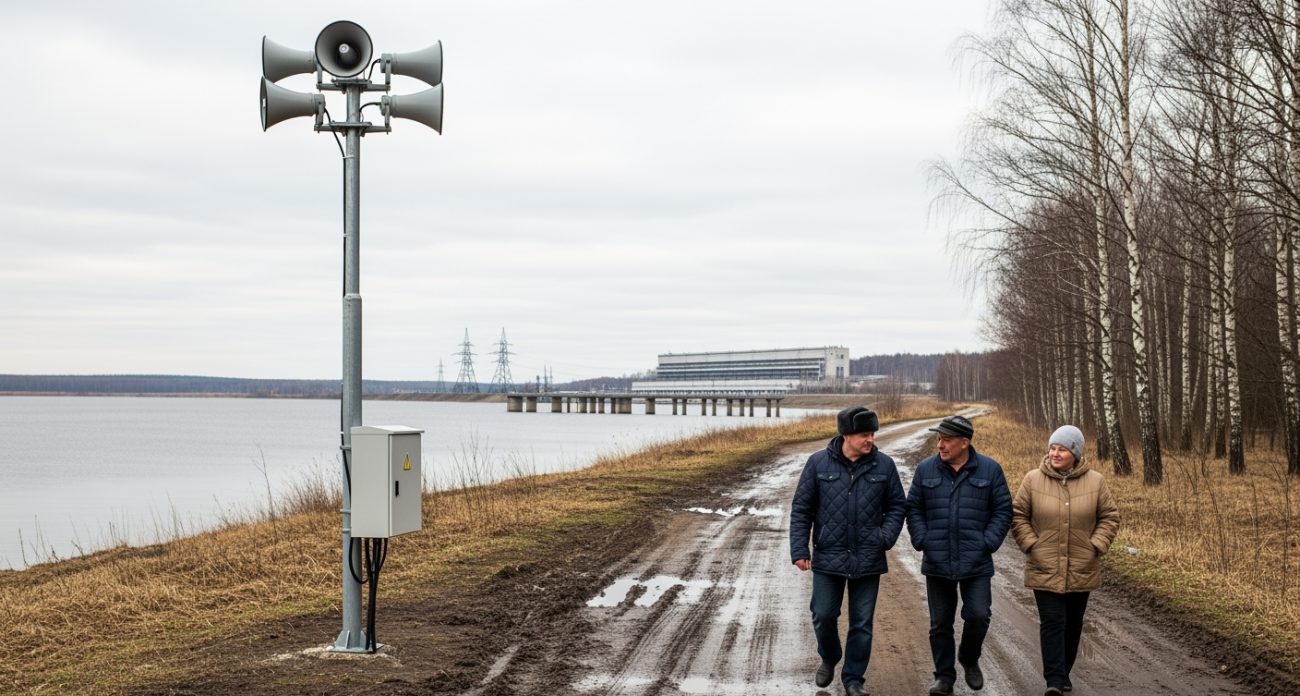 В деревне у Чебоксарской ГЭС установили систему экстренного оповещения