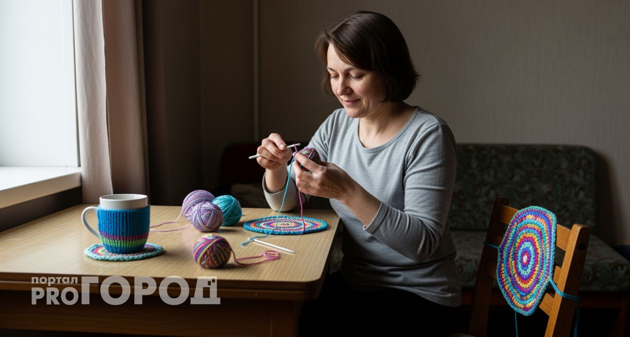 Теперь каждый клубочек пряжи превращаю в домашние помощники и забыла про лишние траты в магазине