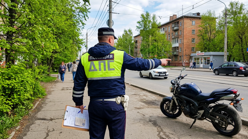 Пьяный мотоциклист из Новочебоксарска лишился прав и мотоцикла в Йошкар-Оле
