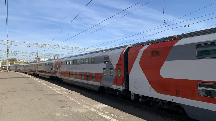 Двухэтажные поезда перевезли 83 500 пассажиров между Москвой и Йошкар-Олой за квартал