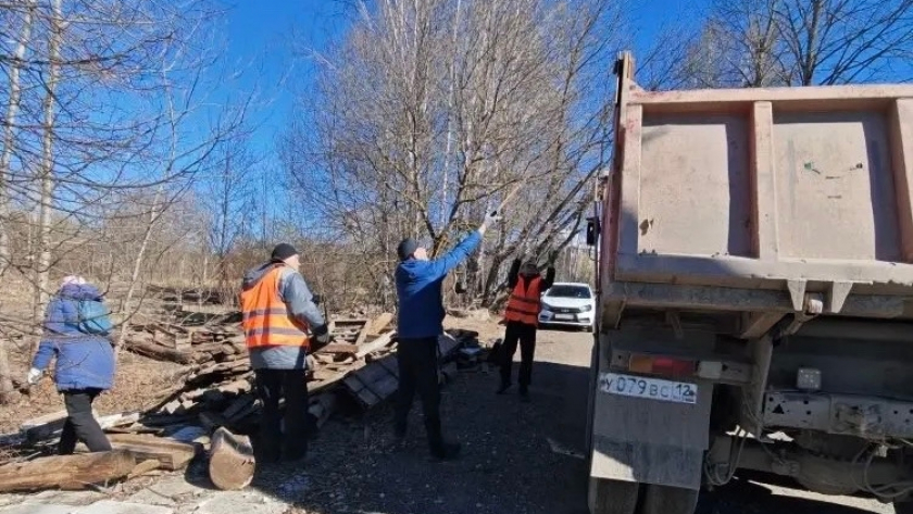 Студенты колледжа будут убирать Йошкар-Олу после паводка