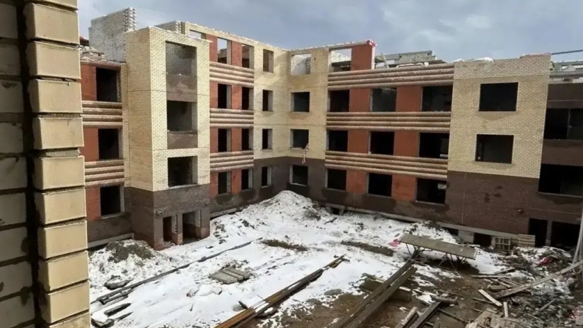 Новую школу в Йошкар-Оле построили на четверть за год