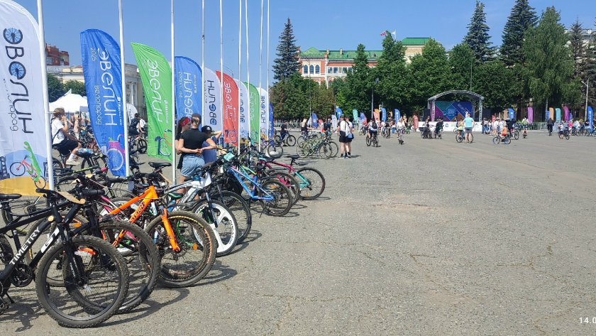 Из-за велопарада перекроют движение в центре Йошкар-Олы до самого вечера