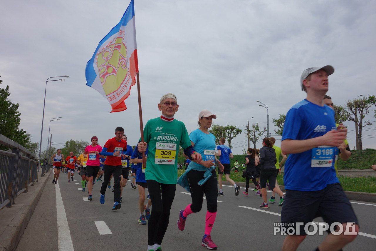 На Казанском марафоне 72-летний йошкаролинец пробежал более 40 километров