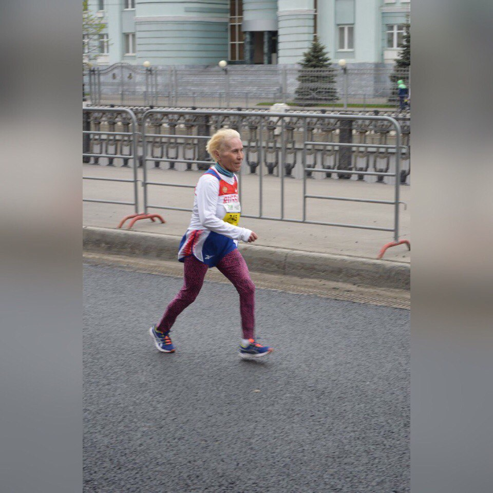 69-летняя Йошкаролинка стала лучшей в "Казанском марафоне"