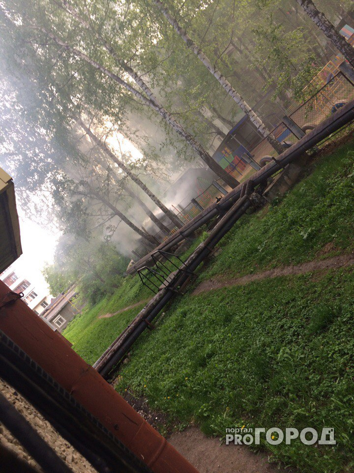 В Йошкар-Оле из-за распиленного "Запорожца" начался пожар