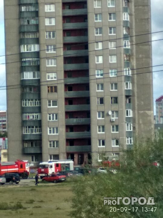 В Йошкар-Оле «вспыхнул» 17 этаж жилого дома