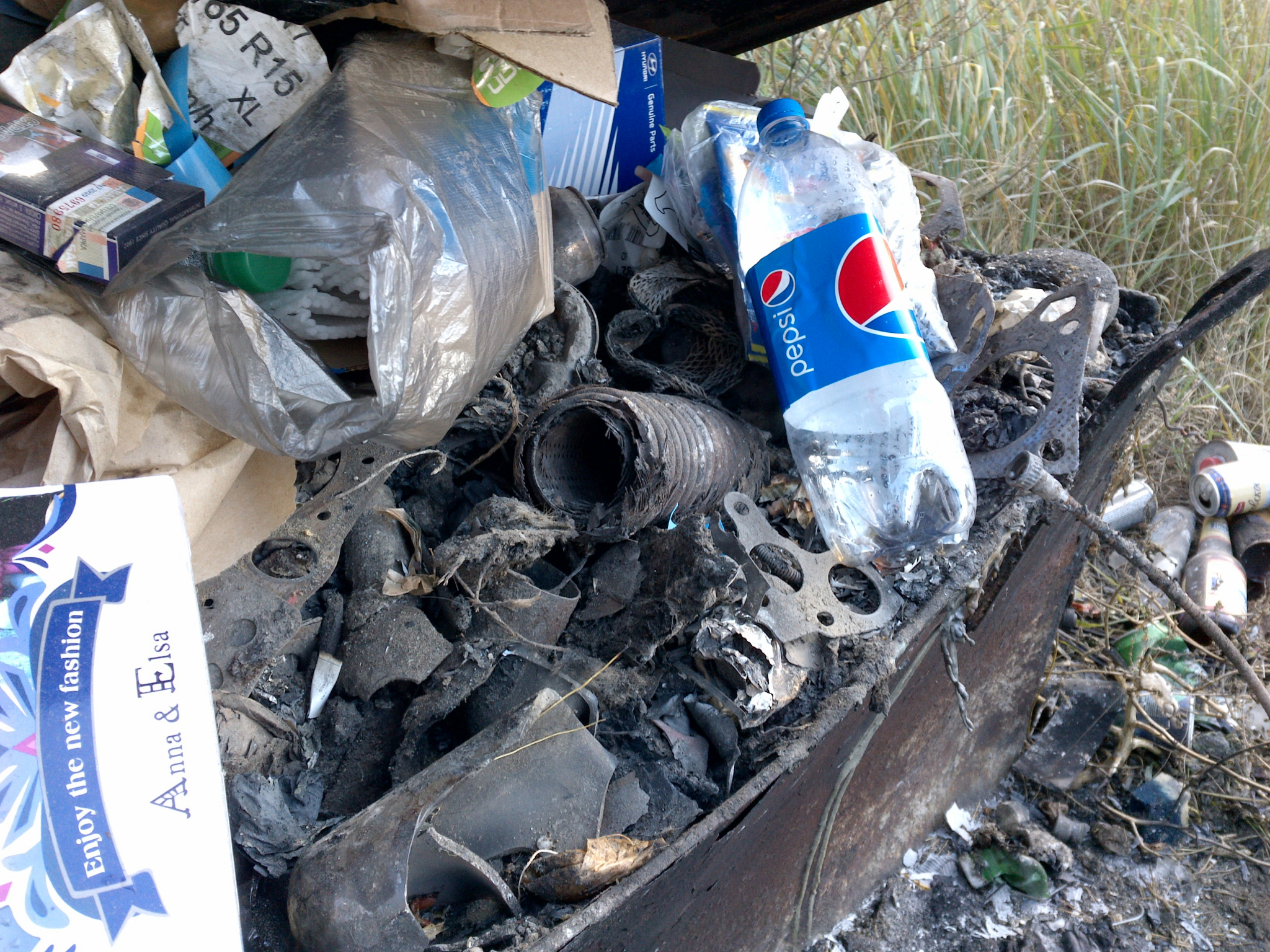 В Марий Эл неизвестные сожгли «неправильные» отходы
