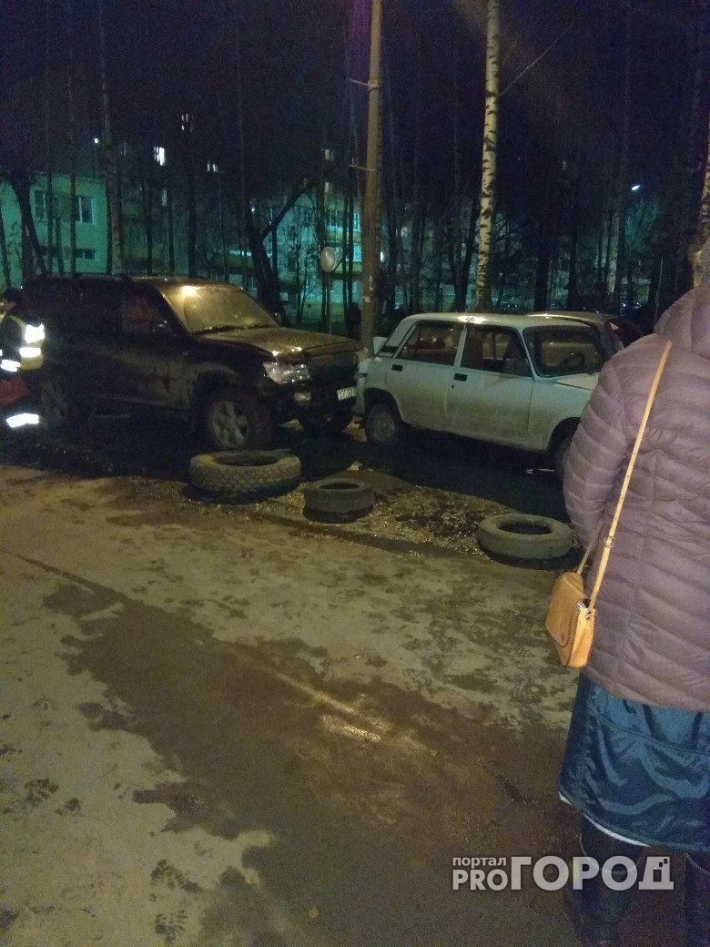 В Йошкар-Оле водитель внедорожника пустился в бега после аварии