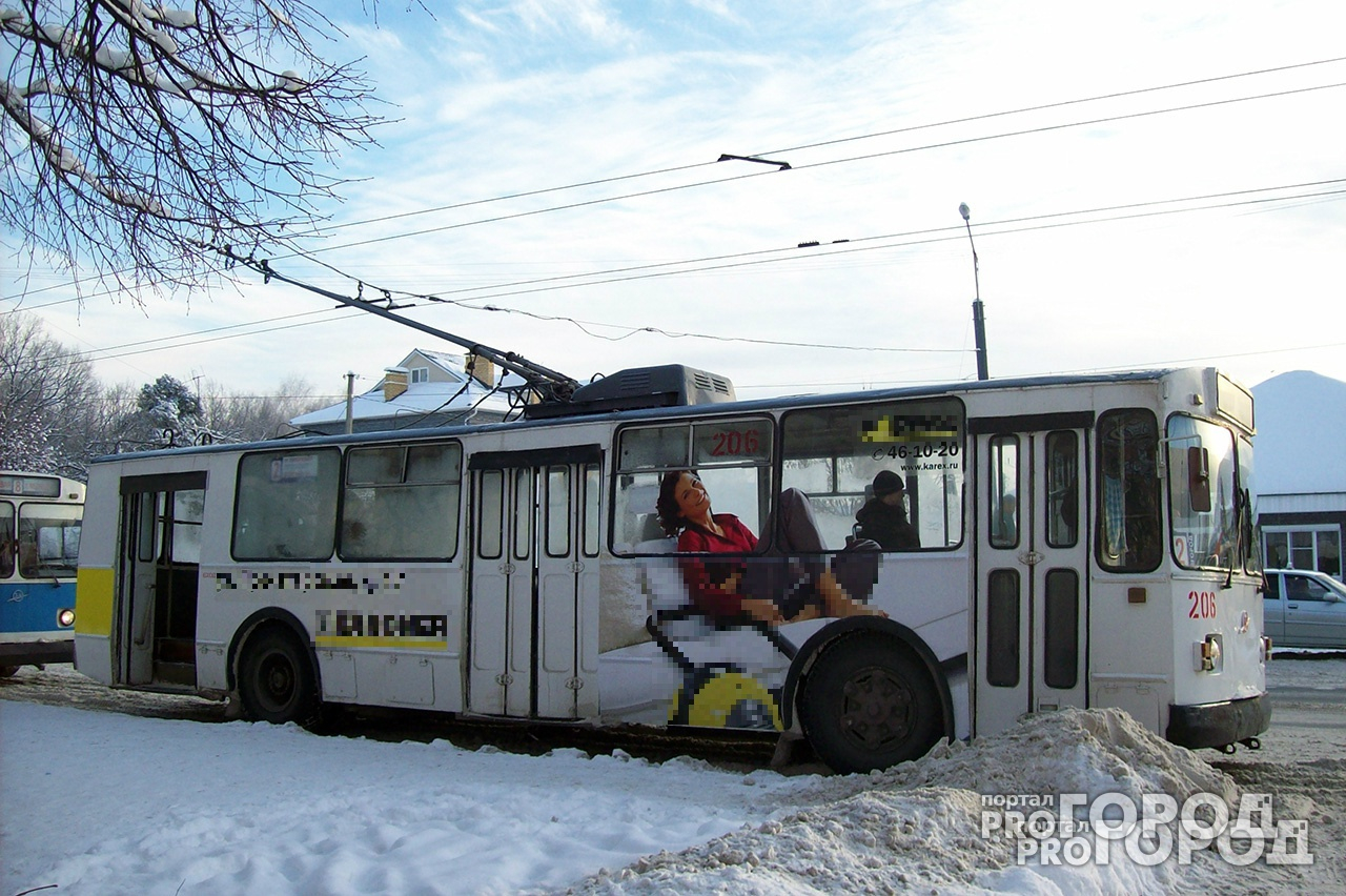 В Йошкар-Оле троллейбусы начали работать по зимнему графику