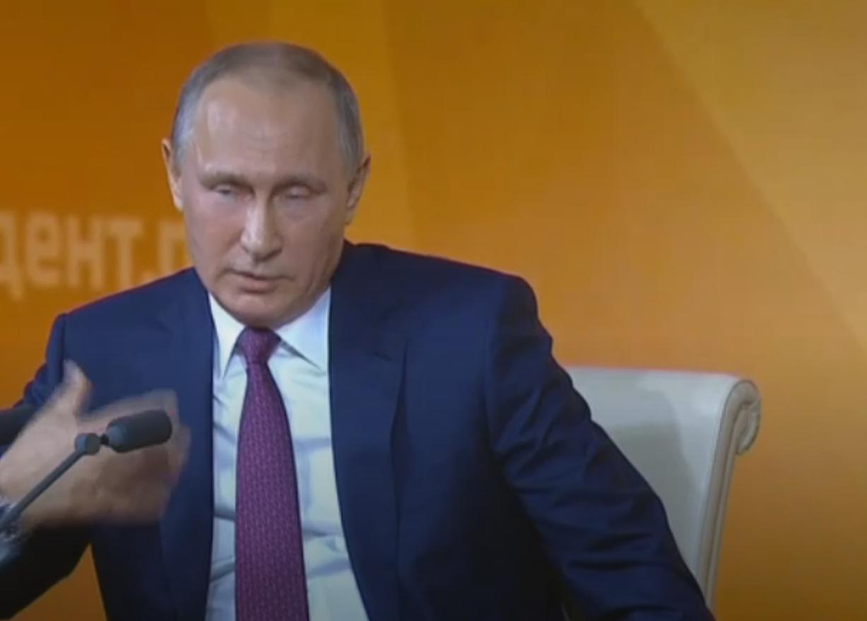 Ксения Собчак задала вопрос Владимиру Путину на пресс-конференции