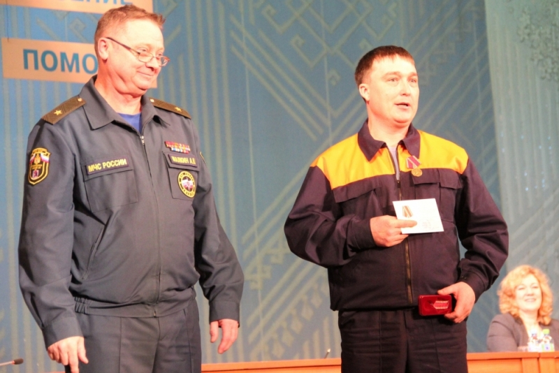 Пожарный из Марий Эл получил награду за спасение жизни