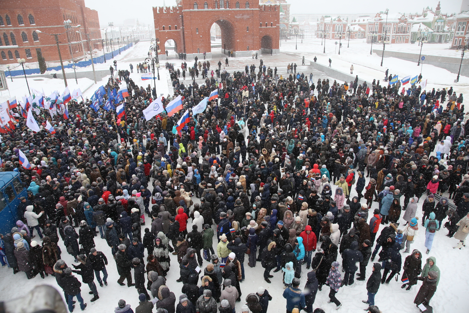 В Йошкар-Оле прошел митинг в память о победе под Сталинградом
