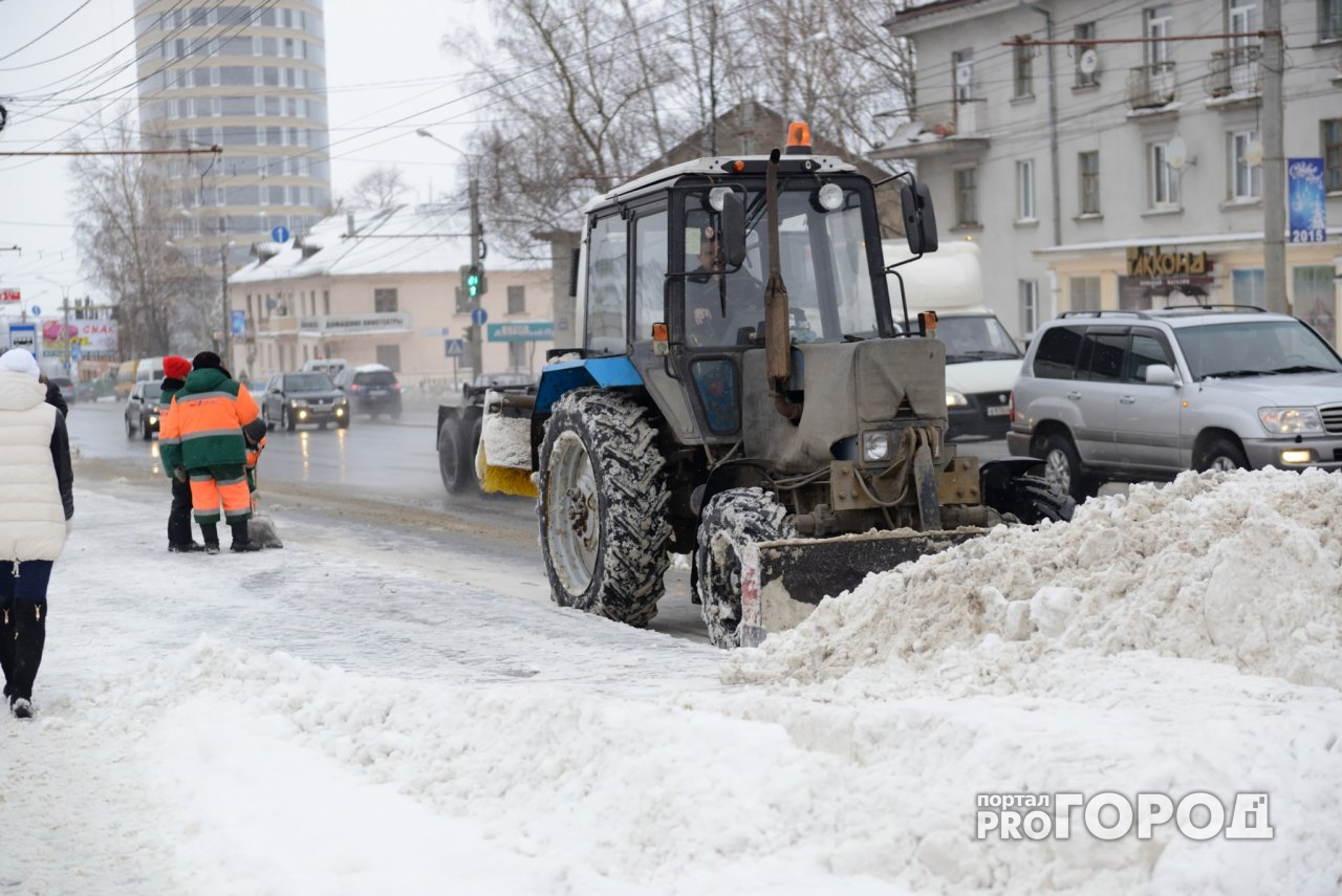 «Снежный апокалипсис» в Йошкар-Оле: за сутки с улиц города увезли 1,5 тысячи кубометров снега