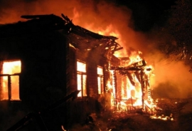 После праздников в Марий Эл загорелся частный дом