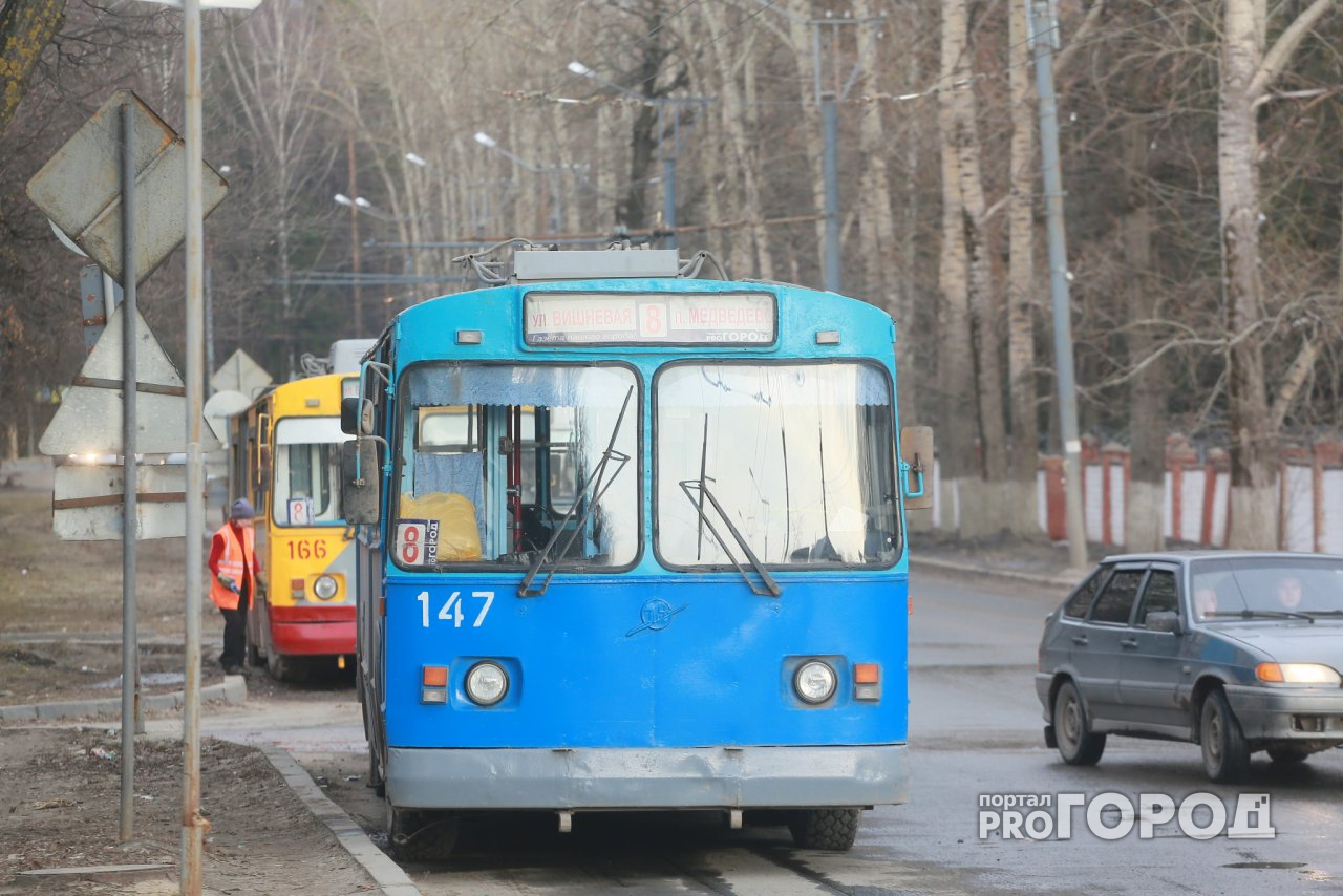 В Йошкар-Оле троллейбусы ездят по новому маршруту