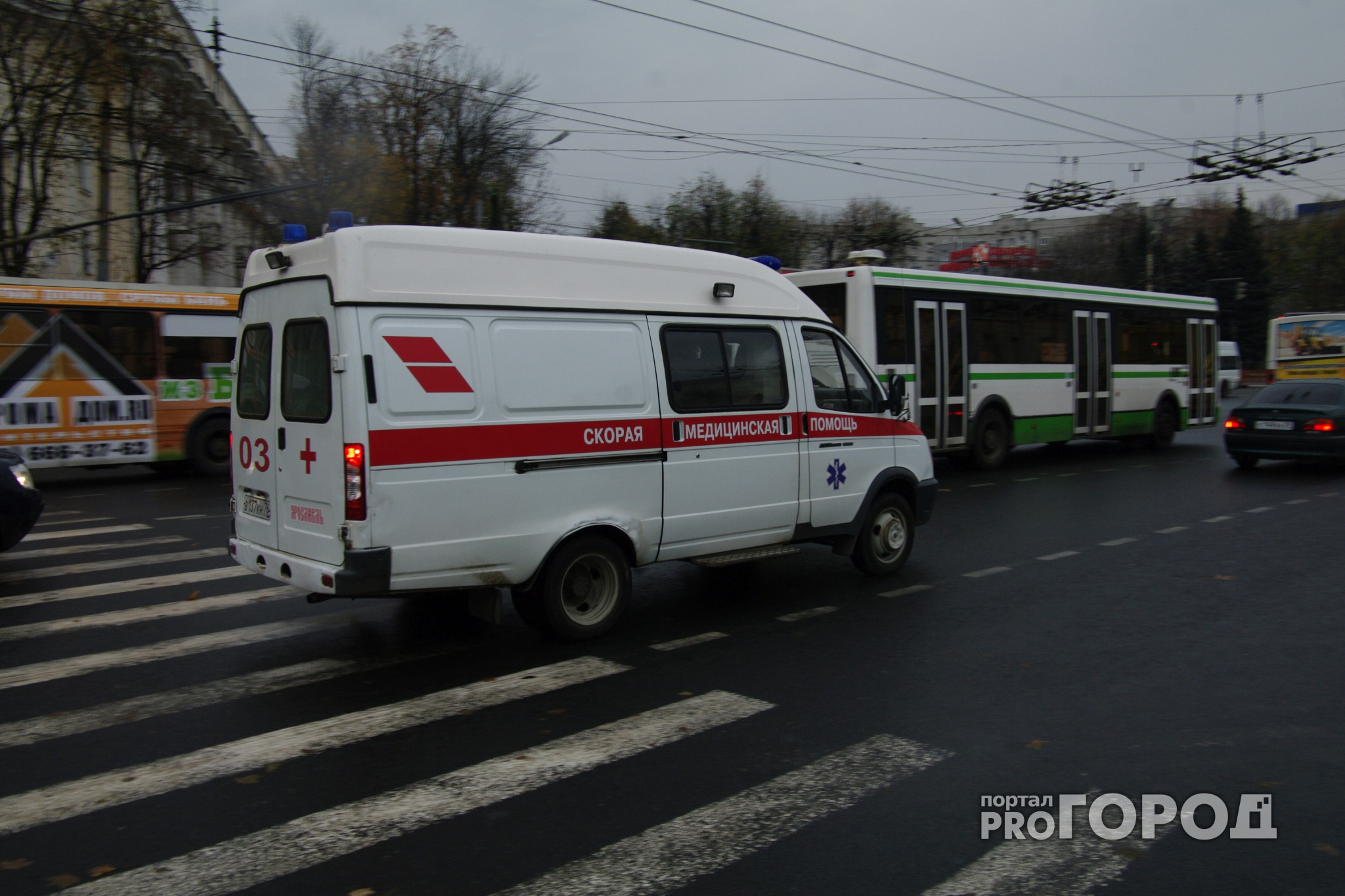 ДТП в Йошкар-Оле: иномарка сбила пешехода на «зебре»