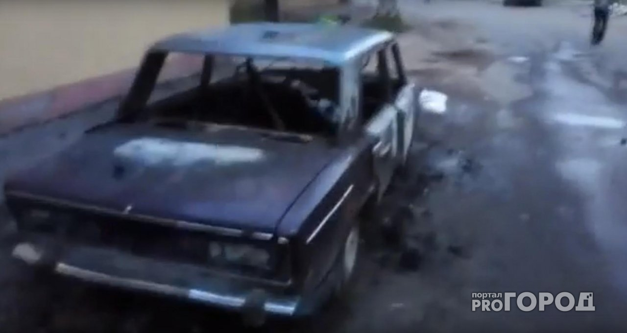 Из-за чего вспыхнуло отечественное авто в Йошкар-Оле?