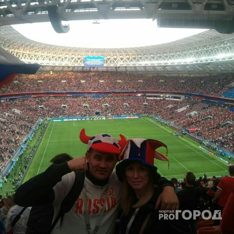 Йошкаролинцы вживую увидели победу России на открытии ЧМ-2018