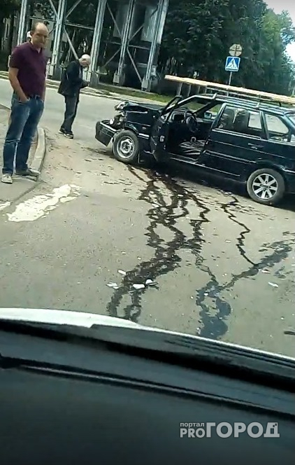 ДТП в Йошкар-Оле: водители были на своих ногах, но в шоке (ВИДЕО)