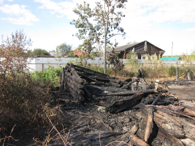 Выбираясь из горящего дома, житель Марий Эл получил ожоги