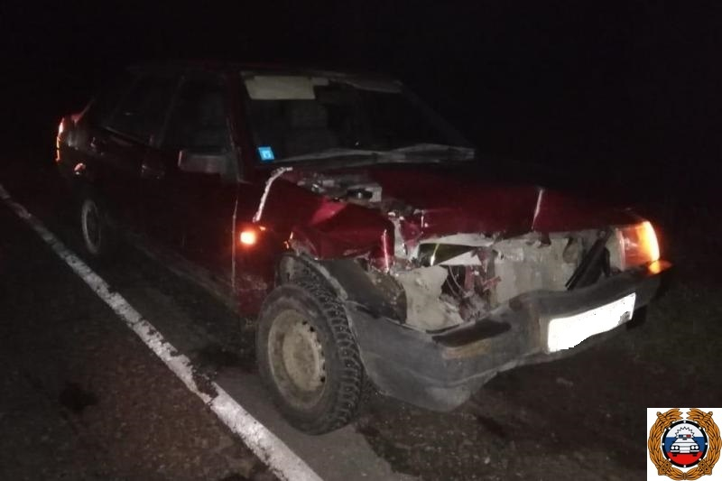 В ДТП с ВАЗ-21099 и мотоблоком на дороге Марий Эл пострадали двое