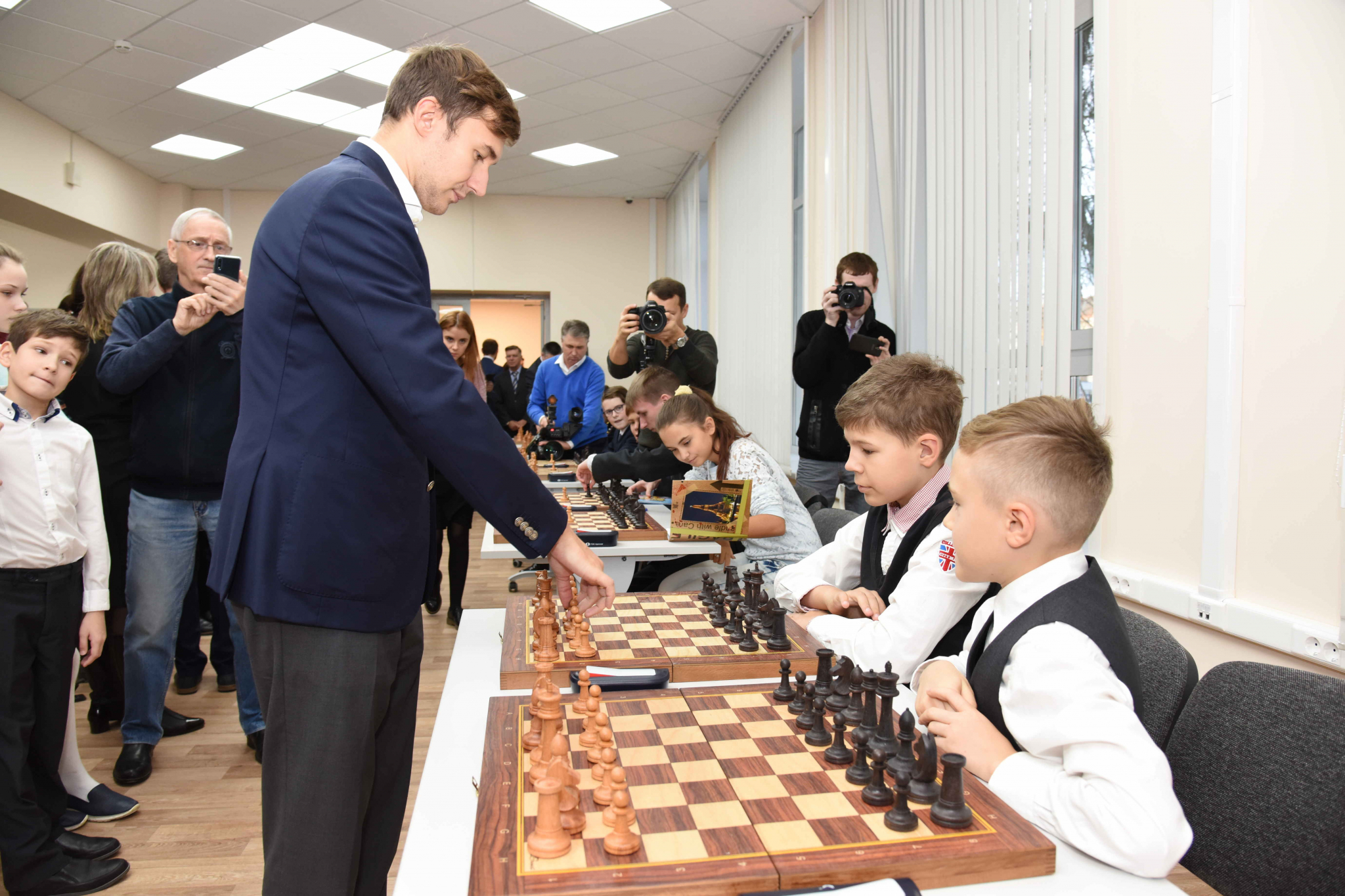В Йошкар-Оле открылась шахматная школа Сергея Карякина
