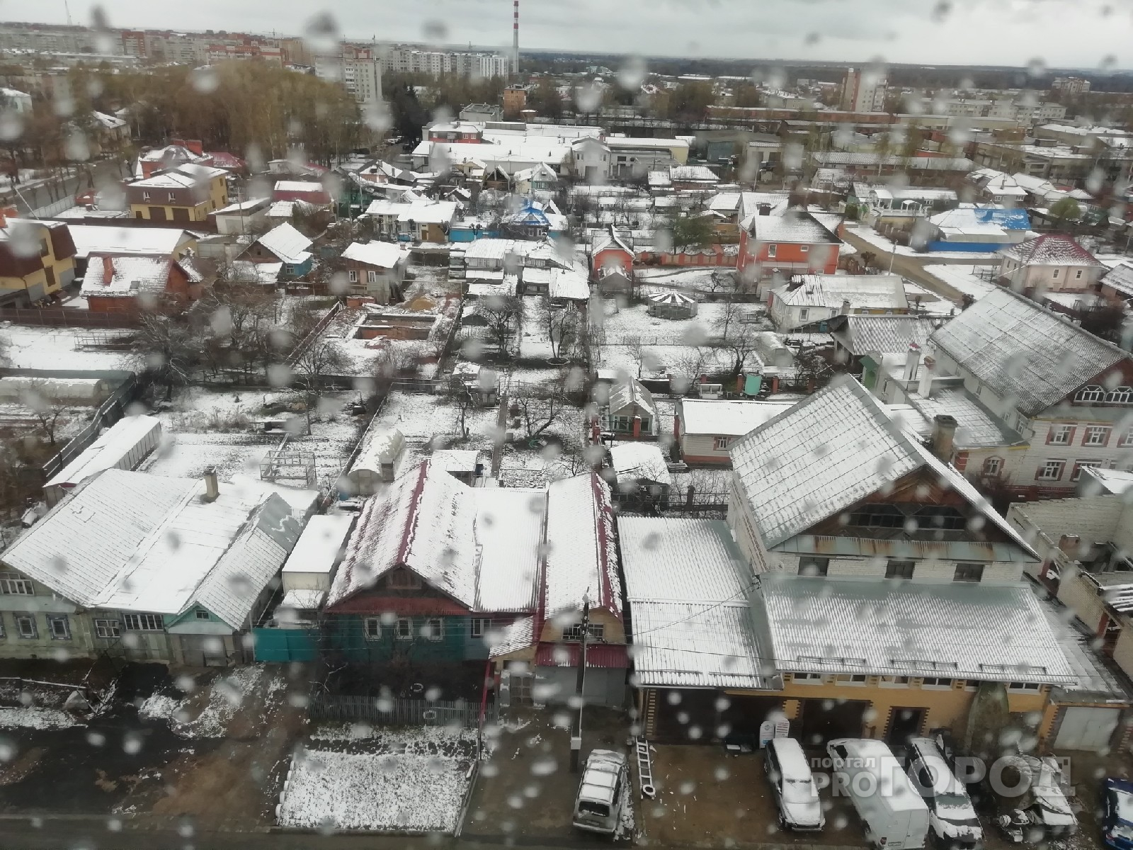 Зима вернулась: в Йошкар-Оле на Пасху выпал снег