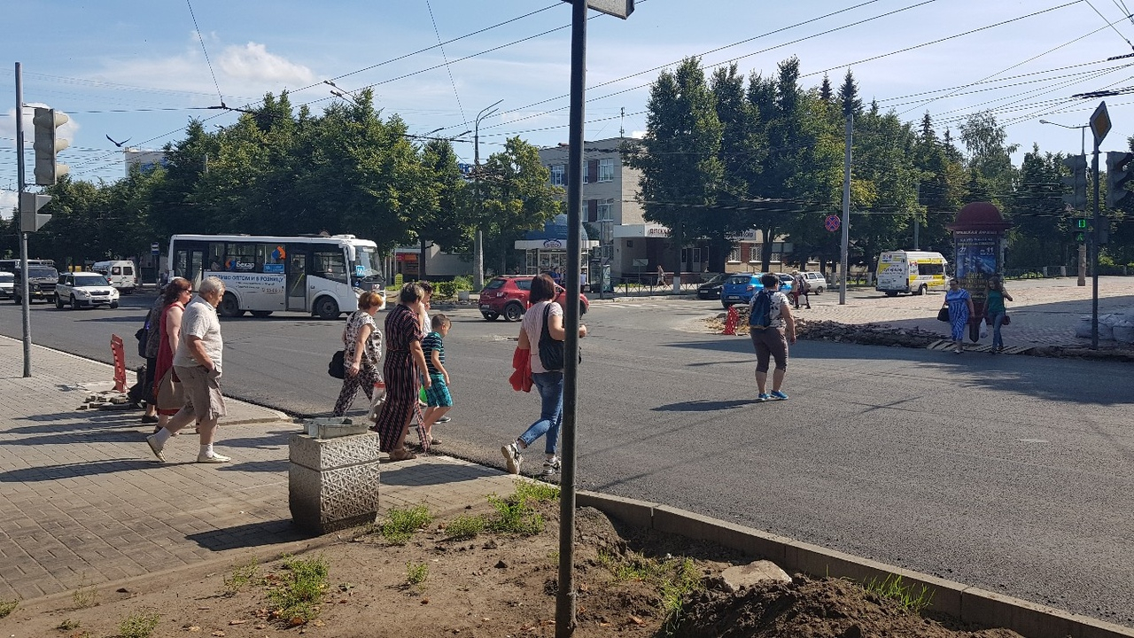 С центральной улицы Йошкар-Олы сдвинут светофор