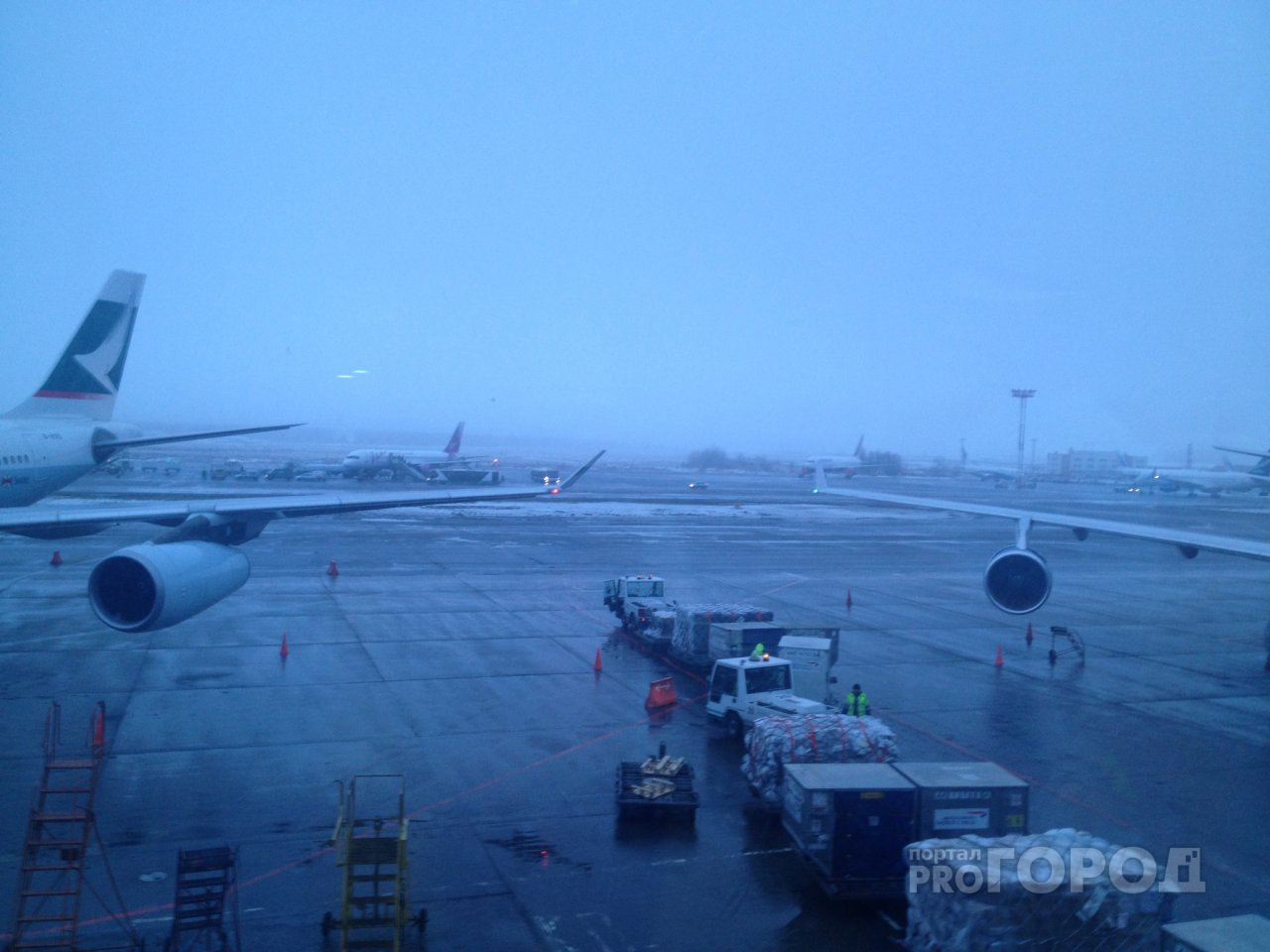 Рейс из Москвы в аэропорт Йошкар-Олы задержали на три часа