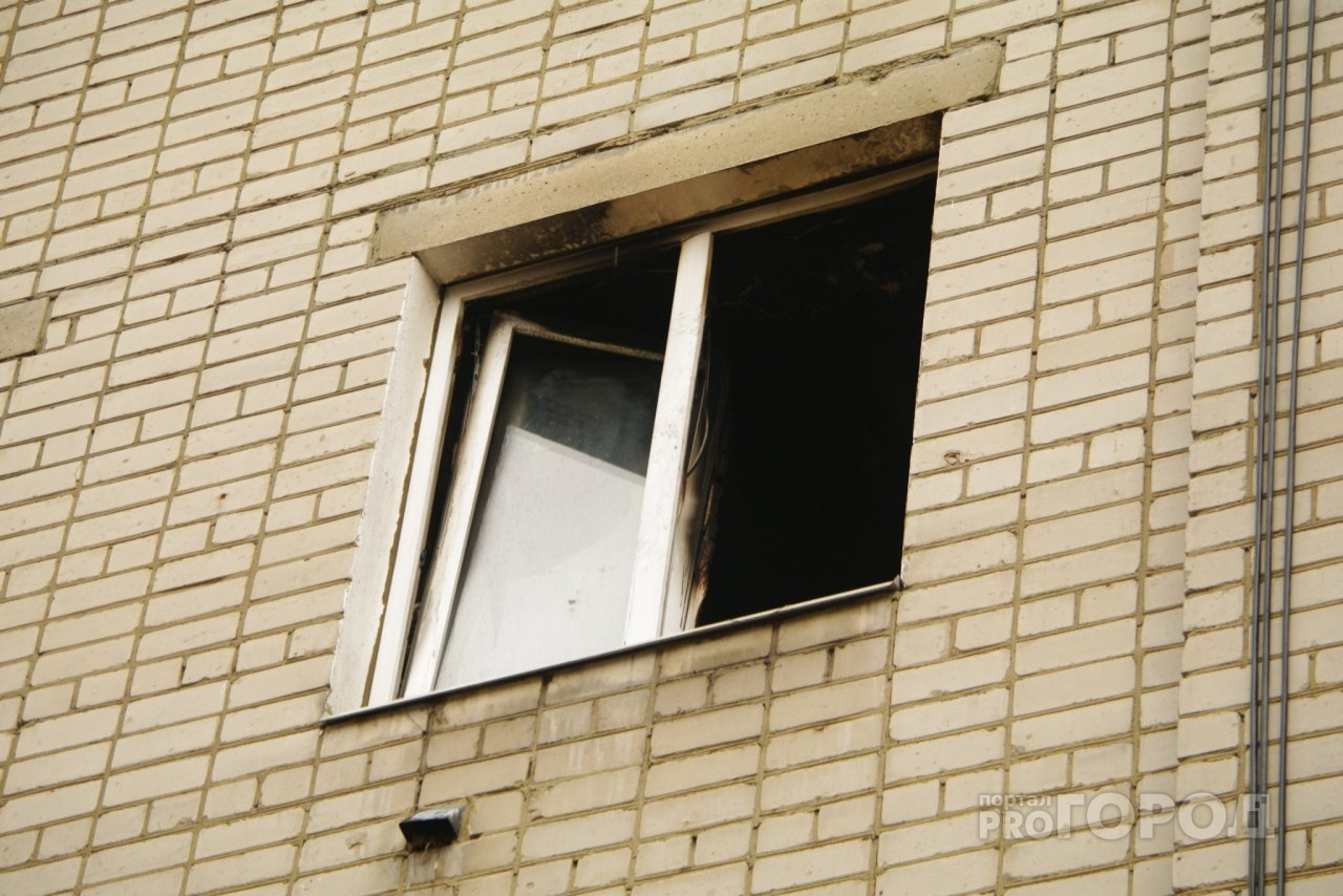 Во время пожара на кухне пострадали жители Марий Эл