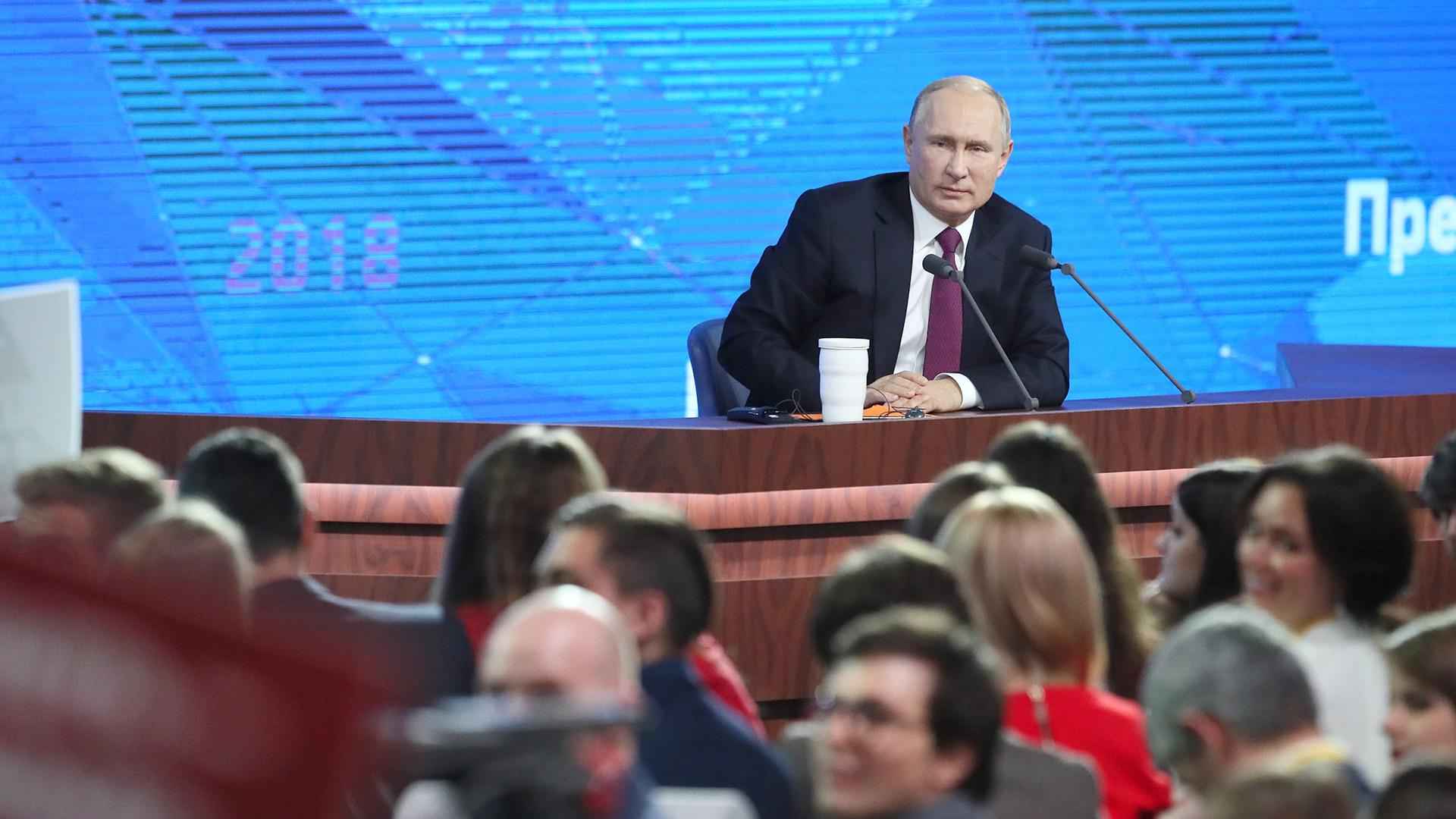 Пресс-конференция Владимира Путина 2019: онлайн