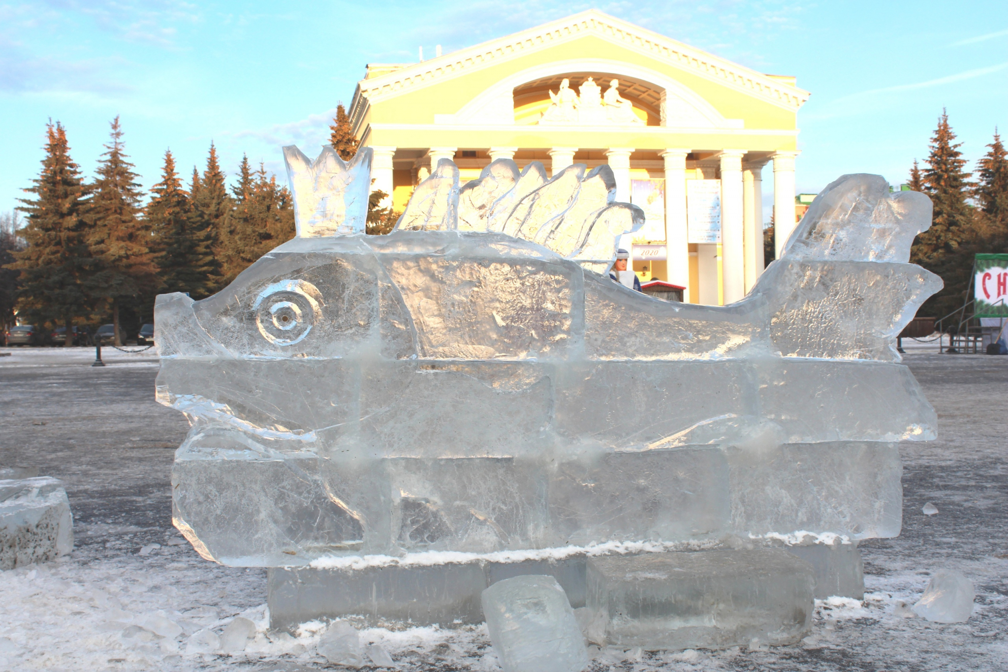 Скоро на площади в Йошкар-Оле появится "ледяной городок"