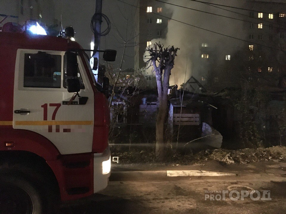 Известны обстоятельства пожара в бытовке на Ломоносова, где пострадал йошкаролинец