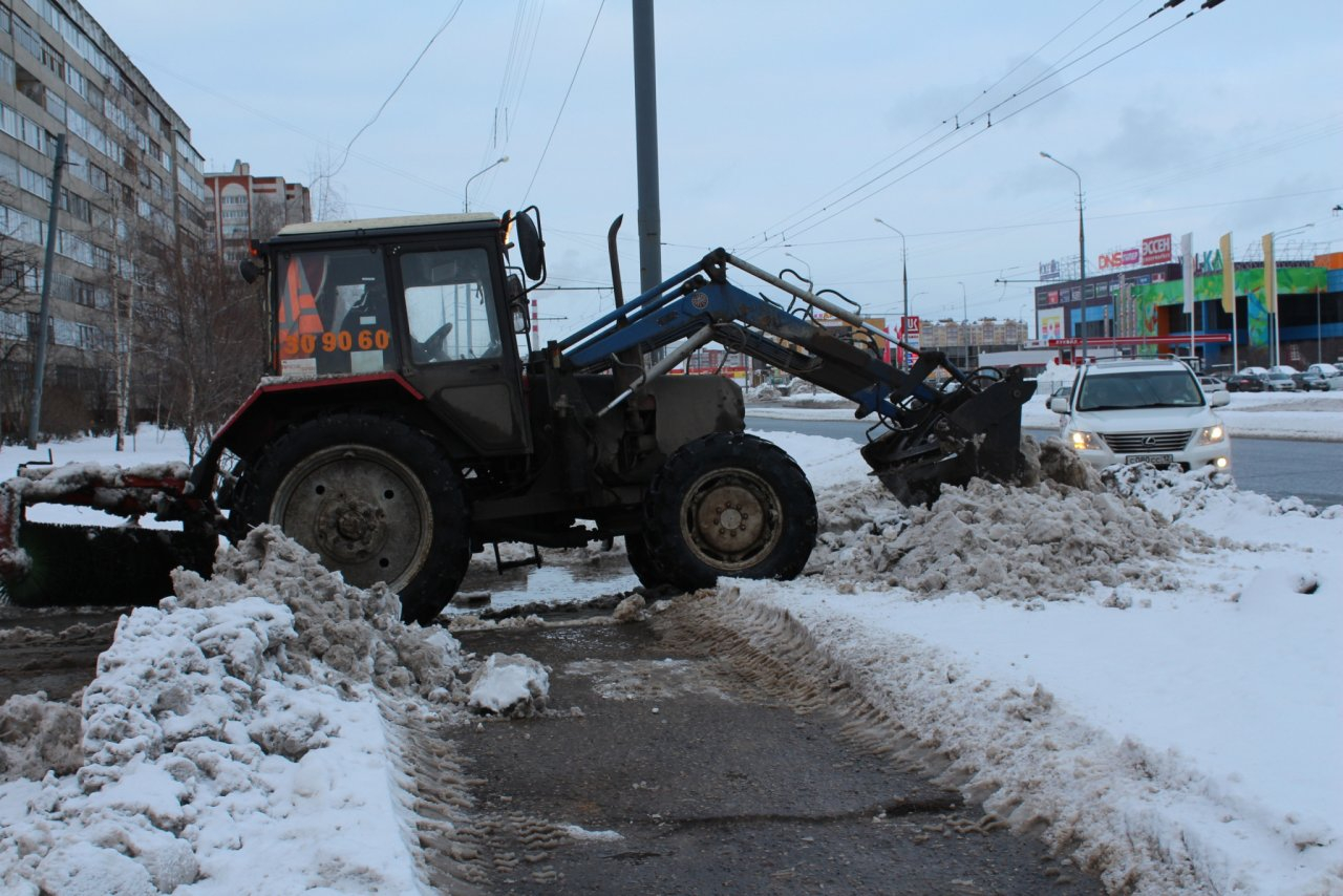 С улиц Йошкар-Олы вывезли более двух тысяч кубометров снега