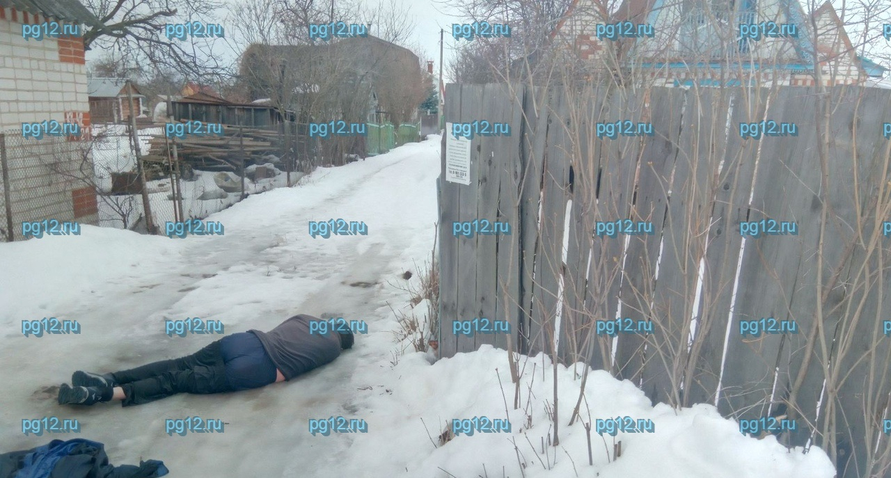 В садах нашли тело замерзшего насмерть жителя Марий Эл
