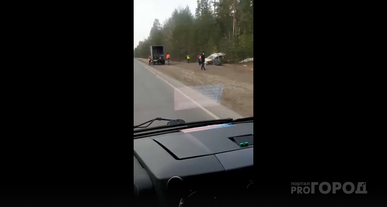 На Казанском тракте в Марий Эл произошло лобовое столкновение легковушки с грузовиком: есть пострадавший