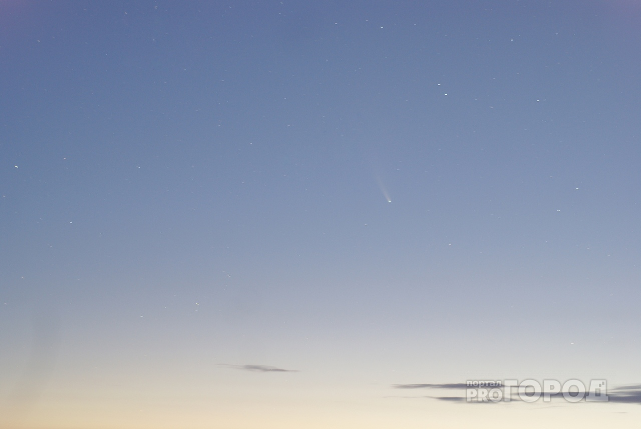Йошкаролинка запечатлела ярчайшую комету