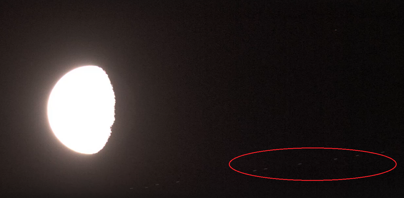 Ночью йошкаролинцы могут наблюдать над Луной «паровозик»