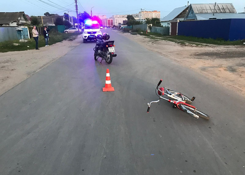 В Марий Эл 8-летняя девочка попала под колеса мотоцикла