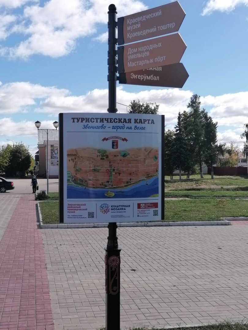 Туристические знаки навигации в Звенигово: мнение жителей