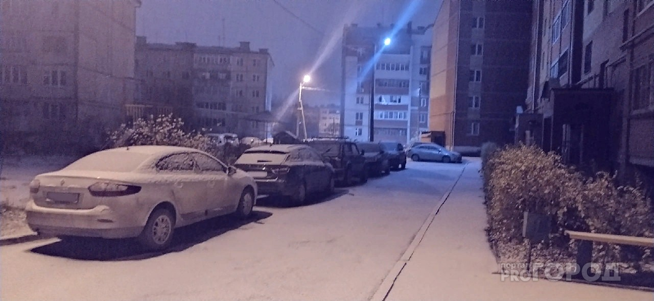 Йошкаролинцы поделились фотографиями первого снега в ноябре